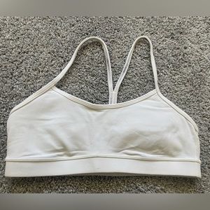 White Lululemon Power Y sports bra - size 10